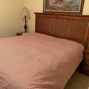 ❄️❄️ Pottery Barn King Down Comforter and Duvet